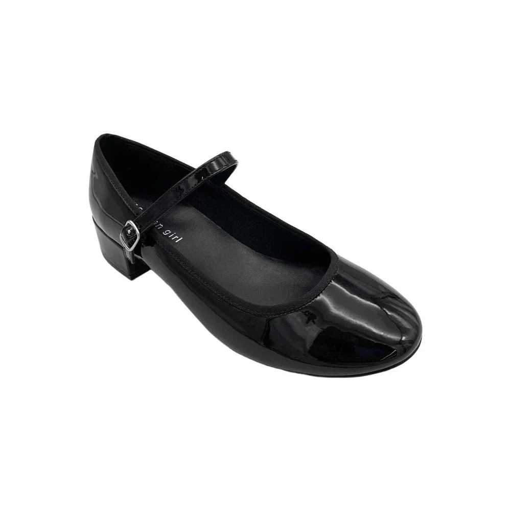 Madden Girl Black Patent Mary Jane Flats